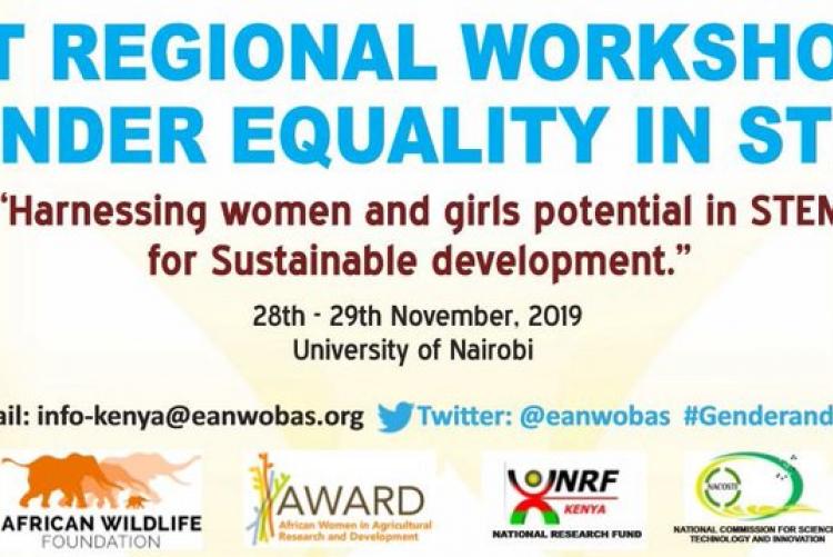 Banner_First Regional Workshop on Gender Equality in STEM 2019