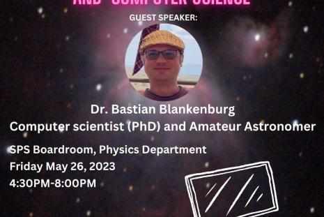UoN Astro Group Public Lecture by Dr Bastian Blankenburg